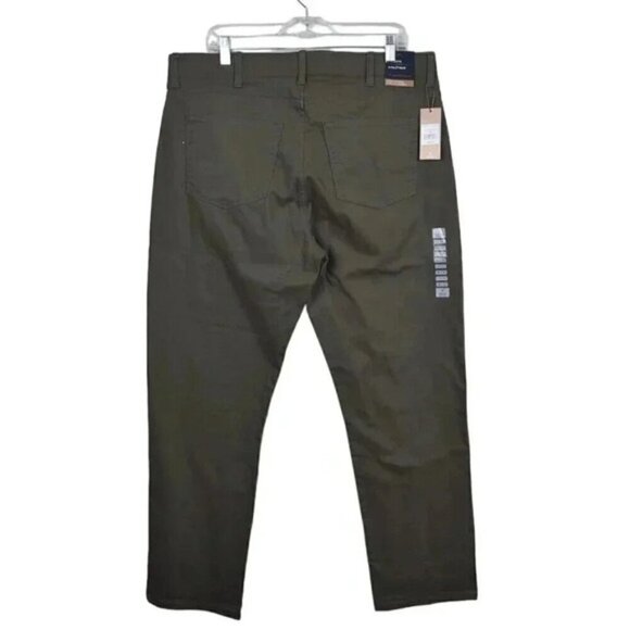 NWT Denver Hayes Athletic Stretch Chino Olive Green Size 36x30 - Picture 5 of 10